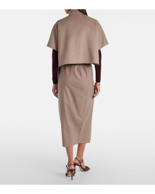 Max Mara Natural Cashmere Cape