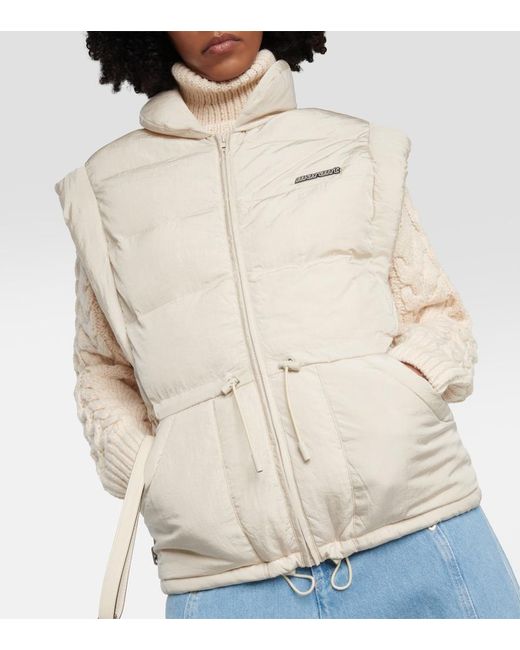Isabel Marant White Toby Puffer Vest