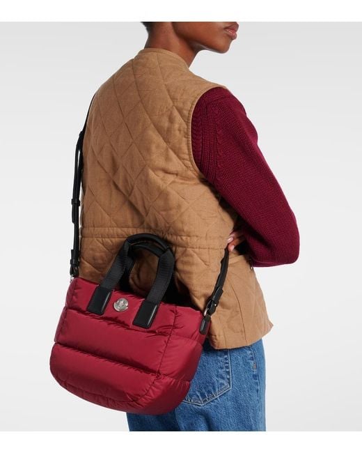 Moncler Red Tote Bag Caradoc Mini