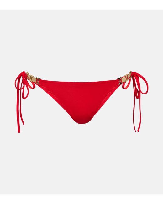 Culotte de bikini Anguilla Melissa Odabash en coloris Red