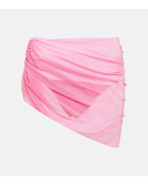 Norma Kamali Diana High-rise Bikini Bottoms in Pink | Lyst