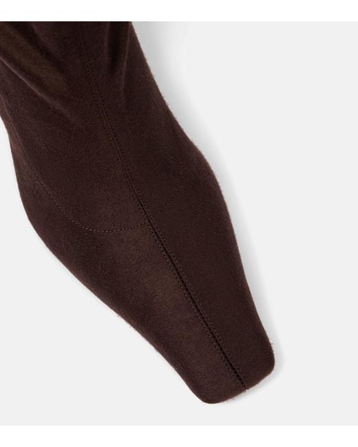 Proenza Schouler Brown Suede Over-The-Knee Boots
