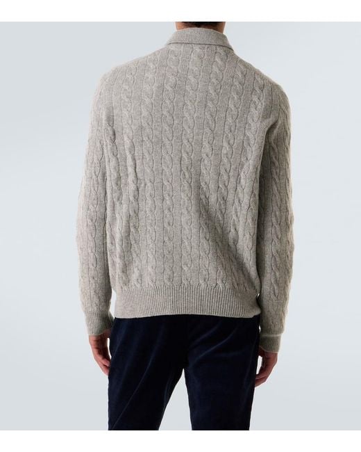 Polo Ralph Lauren Polopullover Aus Wolle Und Kaschmir in Gray für Herren