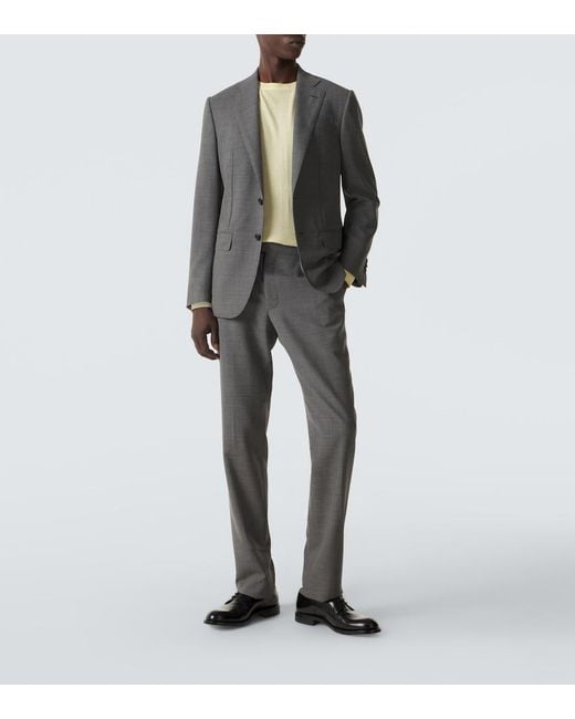 Thom Sweeney Gray Wool Suit for men