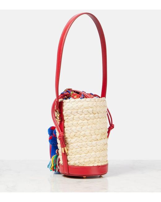 Dolce & Gabbana White Bucket Bag Taormina Carla Medium