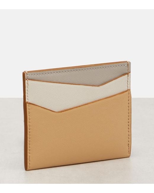 Loewe Natural Puzzle Leather Cardholder