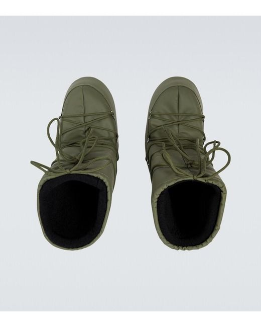 Moon Boot Green Icon Rubber Boots for men