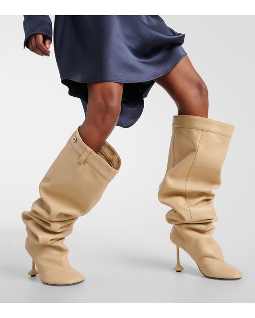 Loewe Natural Toy Leather Over-the-knee Boots