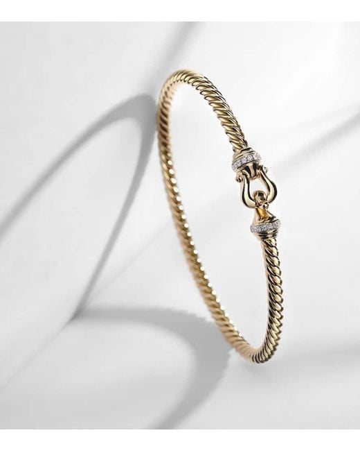 Bracciale Cablespira di David Yurman in Metallic