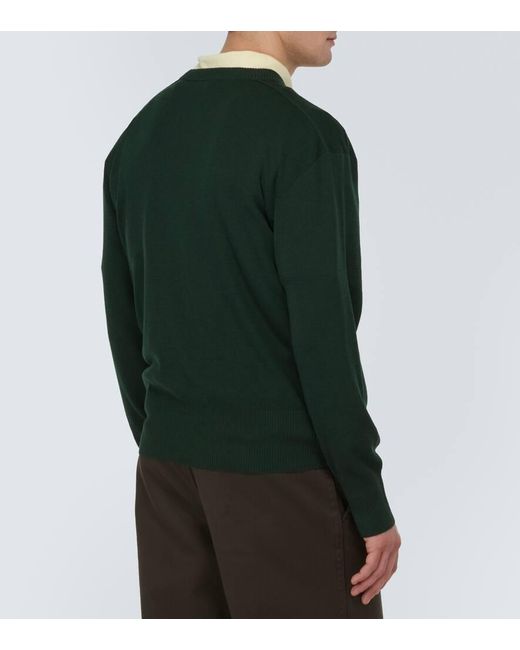 Jersey de lana Burberry de hombre de color Green