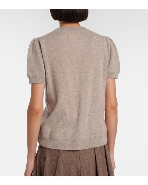 Jardin Des Orangers White Cashmere Cardigan