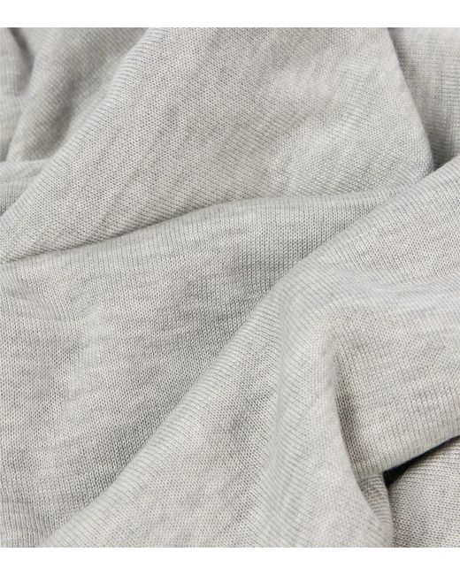 Totême White Knitted Scarf