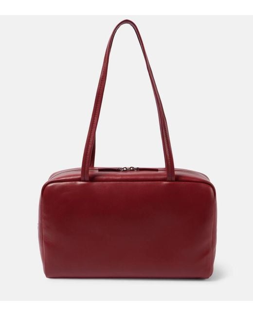 The Row Red Astra Leather Tote Bag