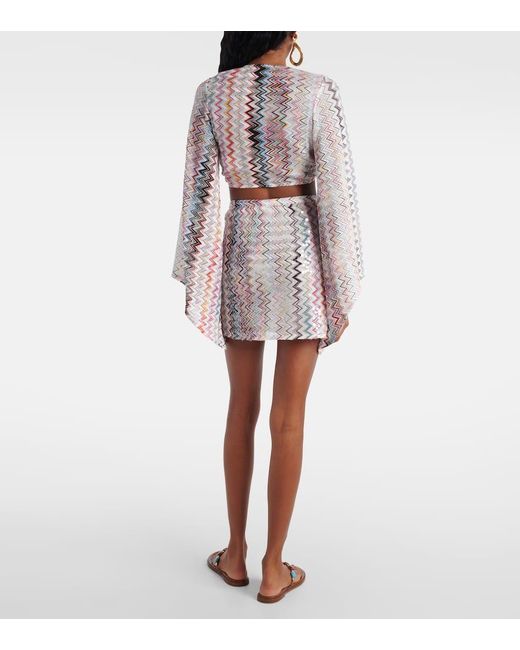 Gonna A Portafoglio A Zig-Zag di Missoni in Pink