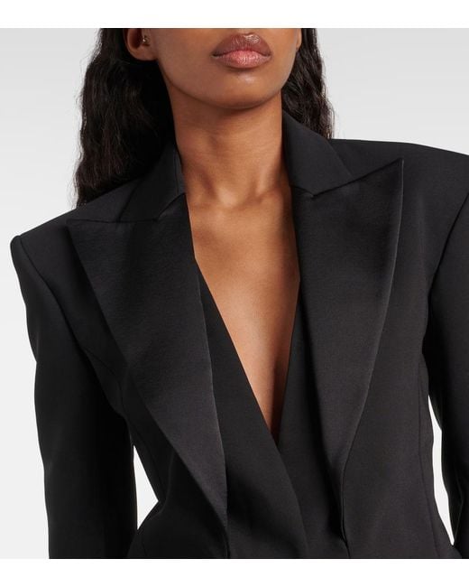 Balmain Black Single-Breasted Blazer