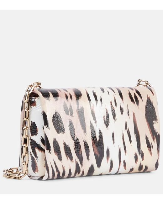 Christian Louboutin Multicolor Loubi54 Clutch Gigi Silk-Satin Clutch Bag