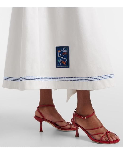 ALÉMAIS White Cotton Maxi Dress