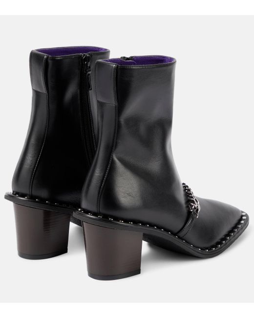 Stella mccartney faux sale leather ankle boots