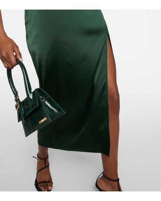 Jacquemus Green Notte Slip Dress
