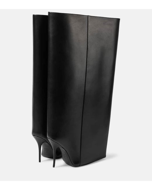 Balenciaga Black New Wader Stiefel 110Mm