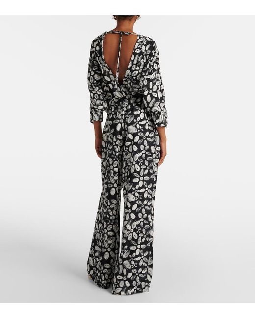 Marni White Printed Wide-Leg Pants