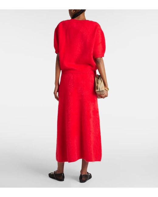 Pullover Juniper in cashmere di Lisa Yang in Red