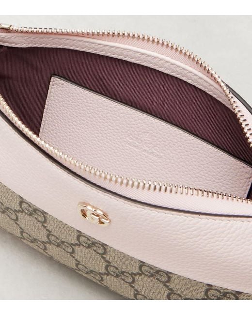 Gucci Natural Gg Marmont Mini Shoulder Bag