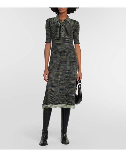 Proenza Schouler Black Bronco Leather Knee-High Boots