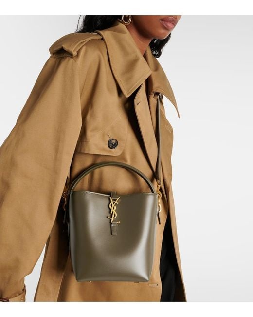 Saint Laurent Green "le 37" Bucket Bag