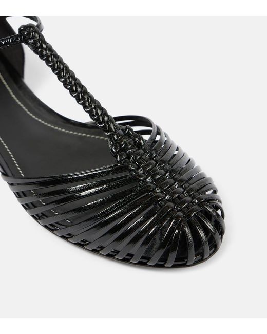 Zimmermann Black Celesta Leather Sandals