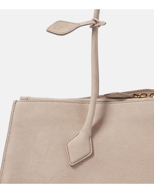 Alaïa Natural Le Teckel Leather Tote Bag
