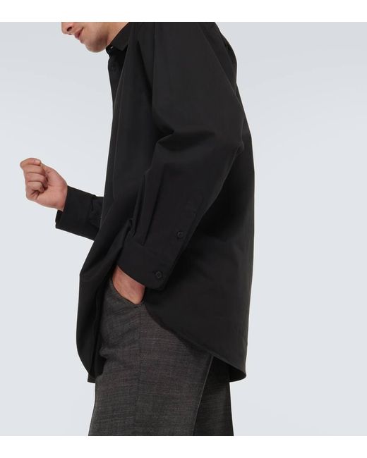 The Row Oversize-Hemd Lukre aus Popeline in Black für Herren