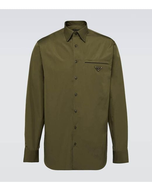 Camicia di Prada in Green da Uomo