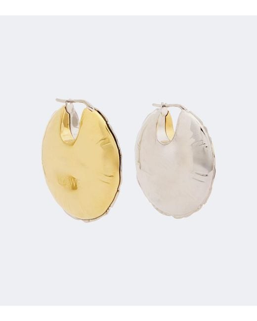 Loewe White Ohrringe Blown
