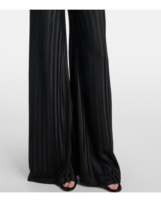 Tom Ford Black Knitted Flared Pants