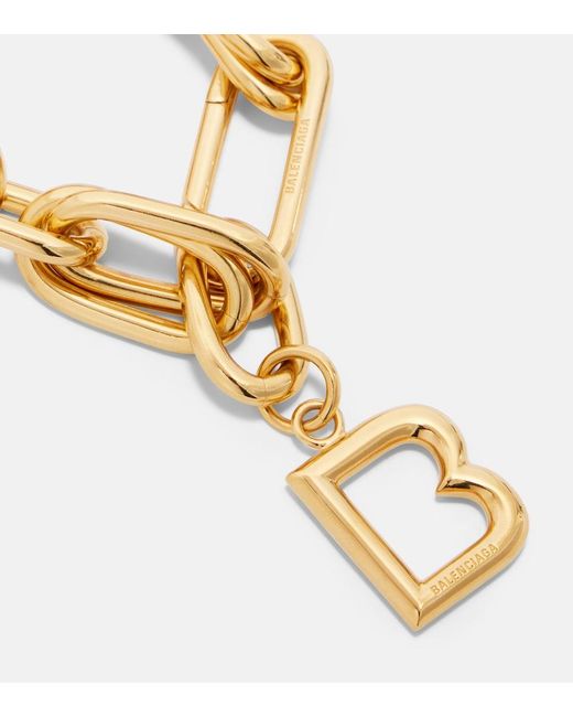 Balenciaga Metallic Eisa B Bracelet
