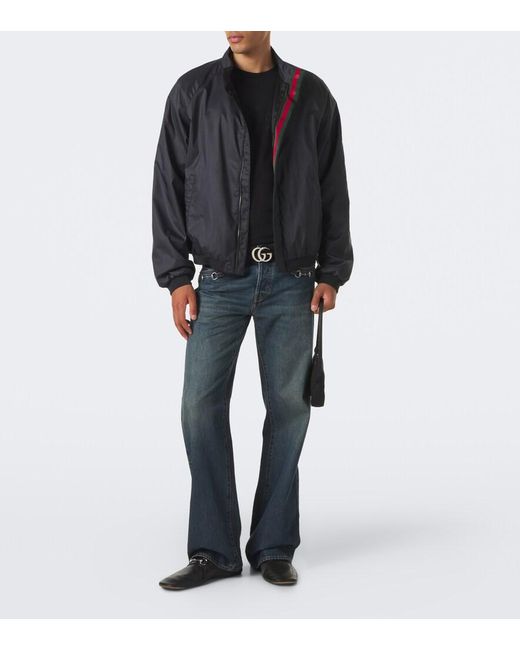 Gucci Black Padded Technical Blouson Jacket for men