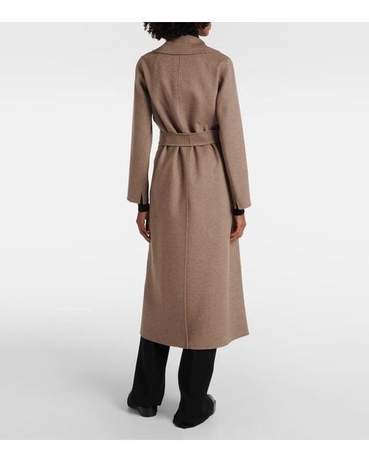 Max Mara Natural Mantel Aus Wolle