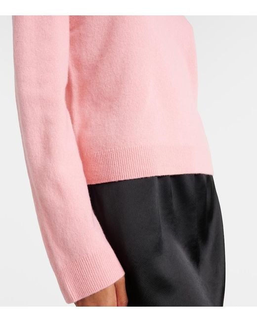 Leset Pink Jesse Wool Polo Shirt