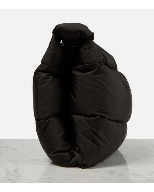 Moncler Black Legere Medium Nylon Tote Bag