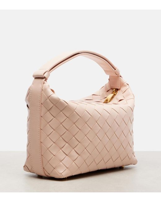 Bottega Veneta White Wallace Leather Shoulder Bag
