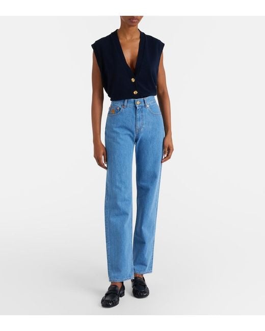 Blazé Milano Blue Nariida Straight Jeans