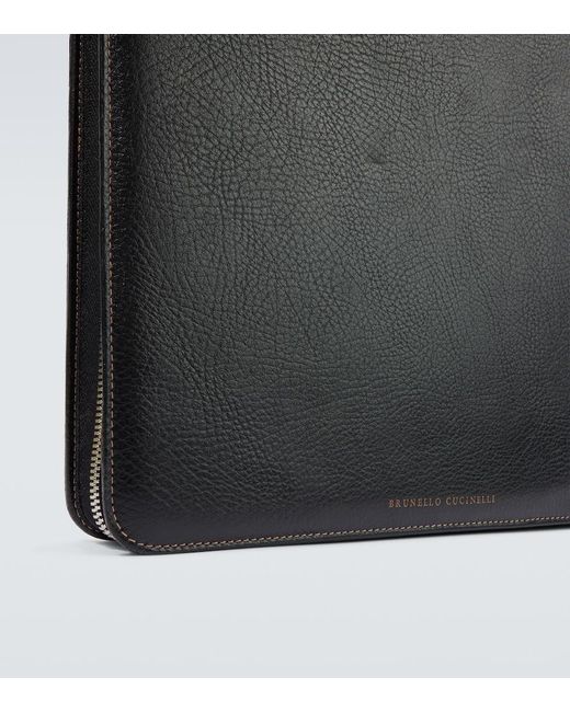 Portadocumenti di Brunello Cucinelli in Black da Uomo