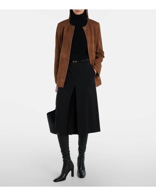 Nour Hammour Brown Maud Suede Jacket