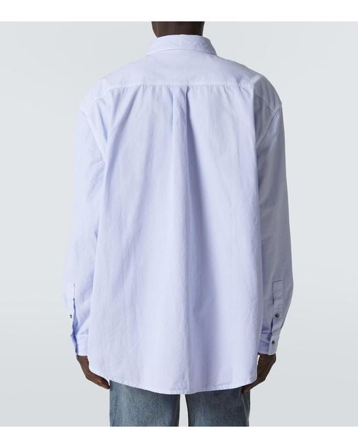 Loewe Blue Shirt With Pockets for men