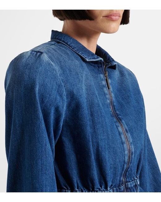 Nensi Dojaka Blue Jacke Aus Denim