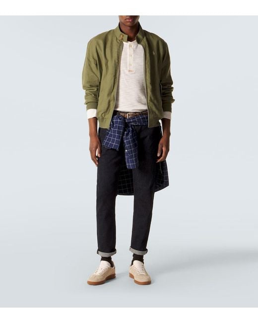 Polo Ralph Lauren Green Linen Jacket for men