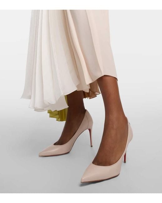 Pumps Sporty Kate 85 di Christian Louboutin in Natural