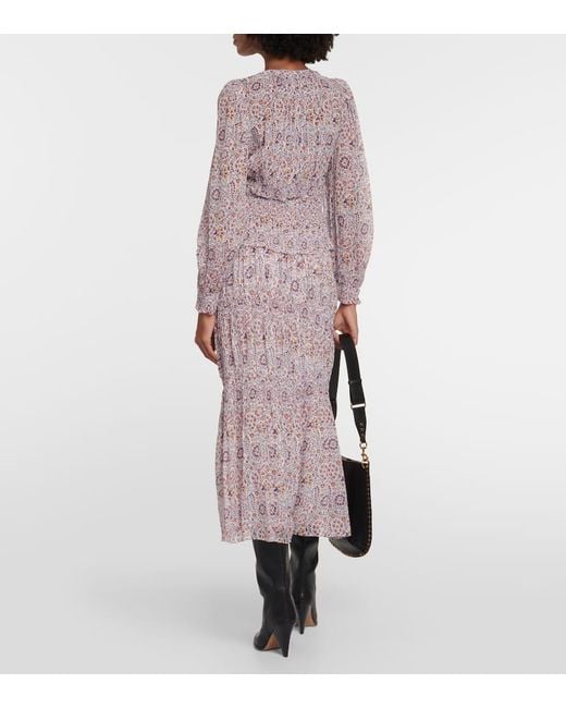 Isabel Marant Pink Bedrucktes Top Nibel