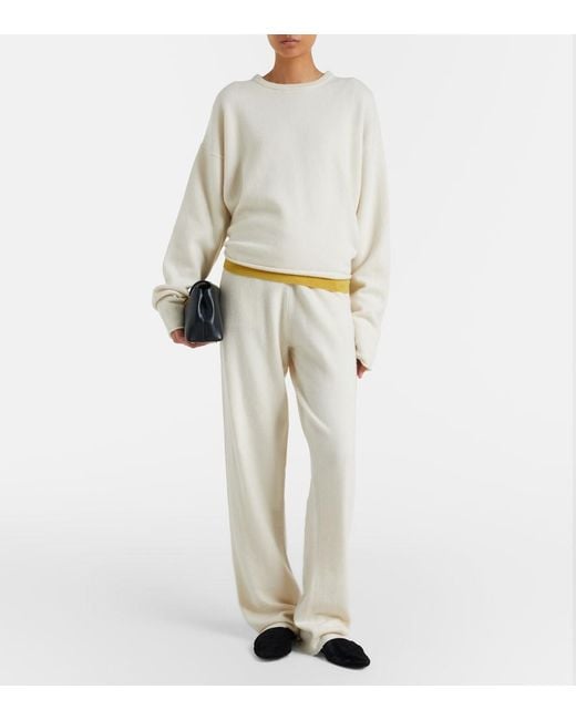 Extreme Cashmere Natural N°426 Comfy Cashmere-Blend Sweater